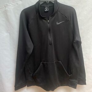 Nike Dri-FIT Black Half Zip Pullover